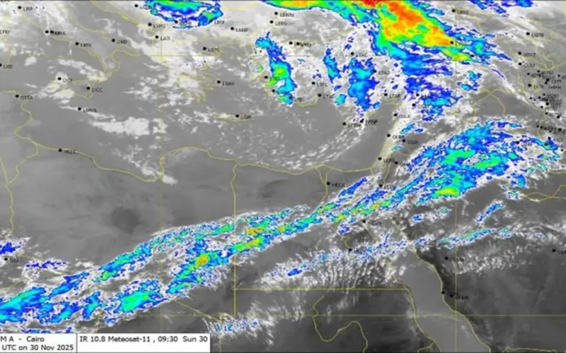 «الأرصاد» تحذر من أمطار ورياح نشطة مع انخفاض درجات الحرارة قريباً